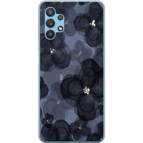 Samsung Galaxy A32 5G Genomskinligt Skal Blomsterfält