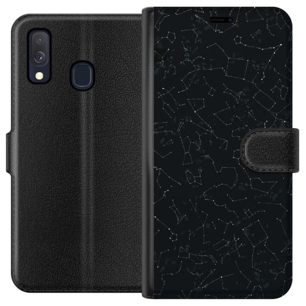 Samsung Galaxy A40 Lompakkokotelo Tähtitaivas