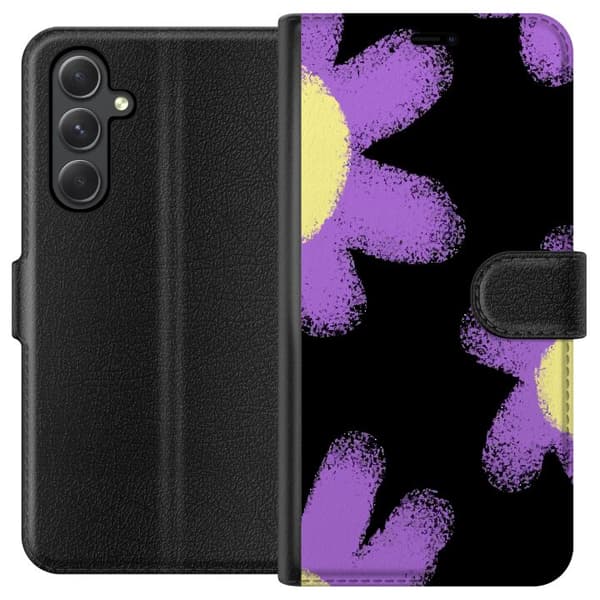 Samsung Galaxy A15 5G Lommeboketui Blomsterdrakt