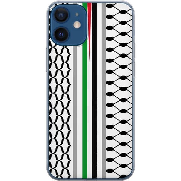 Apple iPhone 12  Genomskinligt Skal Keffiyeh, Palestina