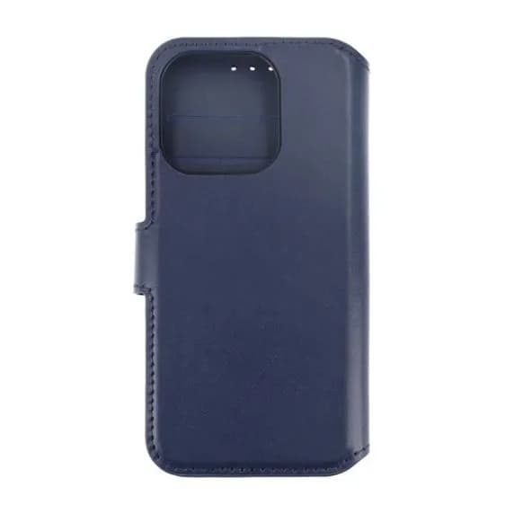 iPhone 15 Pro Max Plånboksfodral Läder Rvelon - Blå