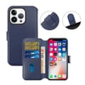 Miniatyrbild 5 av 5: iPhone 15 Pro Max Plånboksfodral Läder Rvelon - Blå