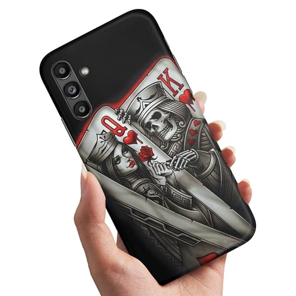 Samsung Galaxy A55 5G - Cover/Mobilcover King Queen Kortspil