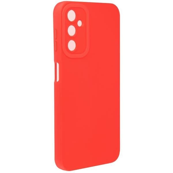 Fodral - AVIZAR - Samsung Galaxy A14 4G och 5G - Mjuk silikon - Röd - Förstärkt kamerakantskydd