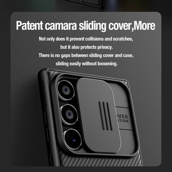 Nillkin CamShield Pro Skal med Kameraskydd Samsung Galaxy S24 Ultra - Grön