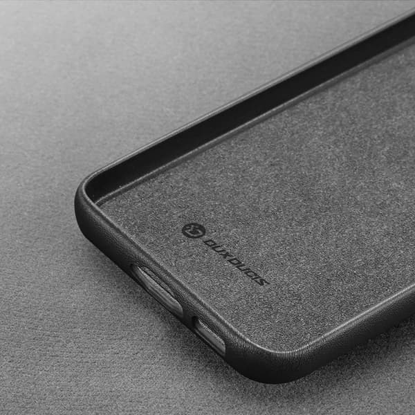 Dux Ducis Grit Läder Skal Samsung Galaxy S23 - Svart