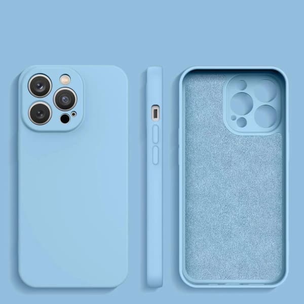 Silikonskal Samsung Galaxy A54 - Ljusblå