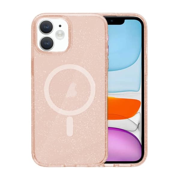 iPhone 11 Mobilskal Glitter Magsafe - Guld