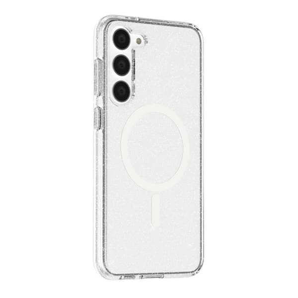 Samsung Galaxy S23 Plus Mobilskal Glitter Magsafe - Transparent