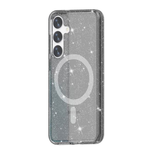 Samsung Galaxy S24 Plus Mobilskal Glitter Magsafe - Svart
