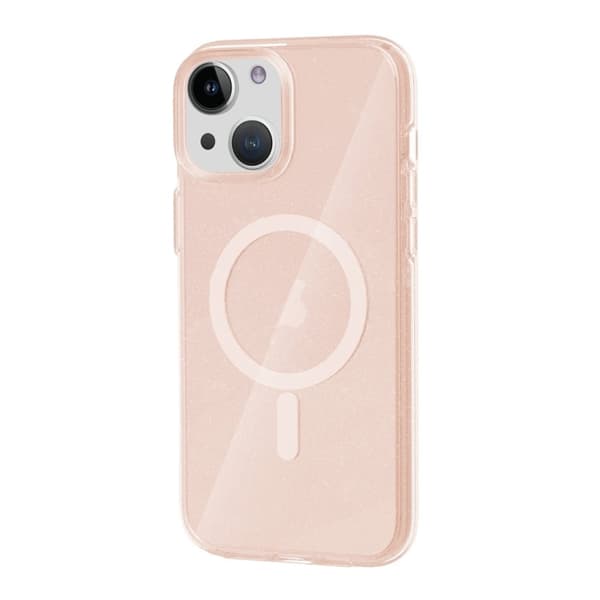 iPhone 13/14 Mobilskal Glitter Magsafe - Guld
