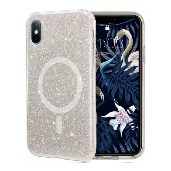 iPhone X/XS Mobilskal Hybrid med Magsafe - Transparent