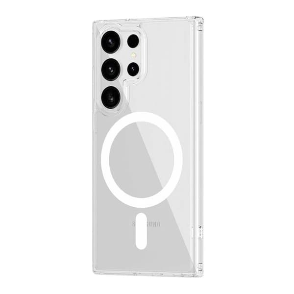 Samsung Galaxy S23 Ultra Mobilskal Hybrid med Magsafe - Transparent