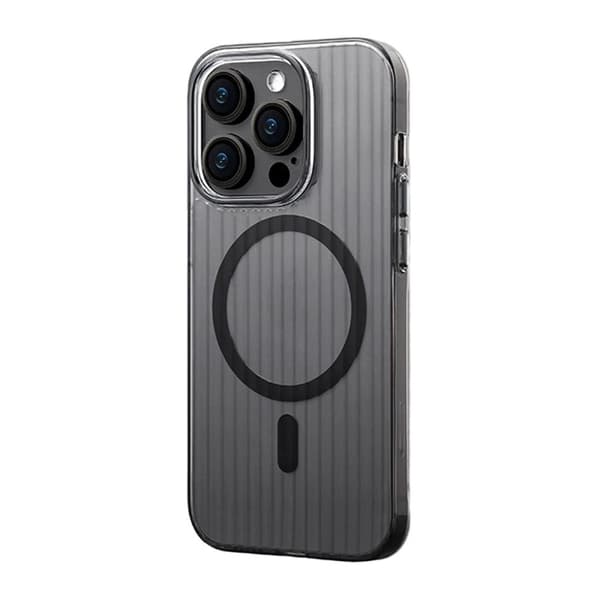 iPhone 12 Pro Max Mobilskal Korrugerad - Svart