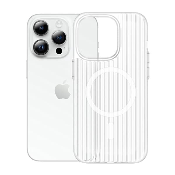 iPhone 13 Pro Mobilskal Korrugerad - Transparent