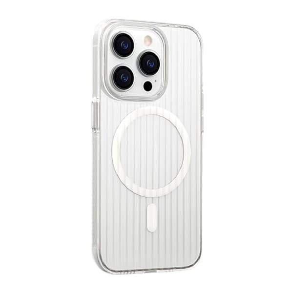 iPhone 12 Pro Max Mobilskal Korrugerad - Transparent
