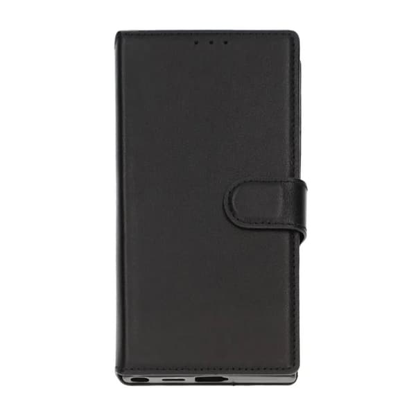 Samsung Galaxy S24 Ultra Plånboksfodral Läder Rvelon - Svart