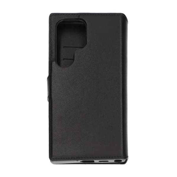 Samsung Galaxy S24 Ultra Plånboksfodral Läder Rvelon - Svart
