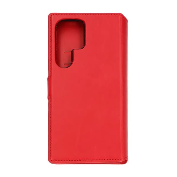 Samsung Galaxy S24 Ultra Plånboksfodral Magnet Rvelon - Röd