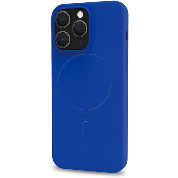 Cromomag Pehmeä kumikotelo MagSafe iPhone 15 Pro Sininen