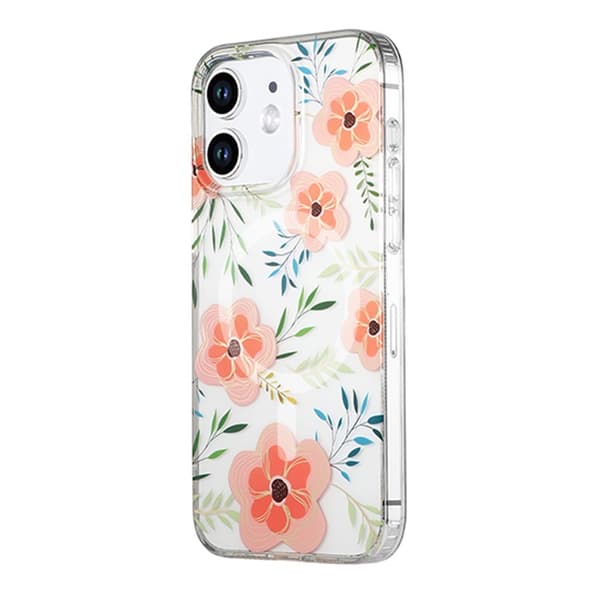 iPhone 11 Mobilskal MagSafe - Blommor Rosa