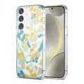 Pikkukuva 1 / 3: Samsung Galaxy S24 Plus Mobilskal Magnet - Blommor Turkos