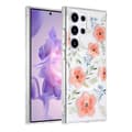 Miniatyrbillede 1 af 3: Samsung Galaxy S24 Ultra Mobilskal Magnet - Blommor Rosa