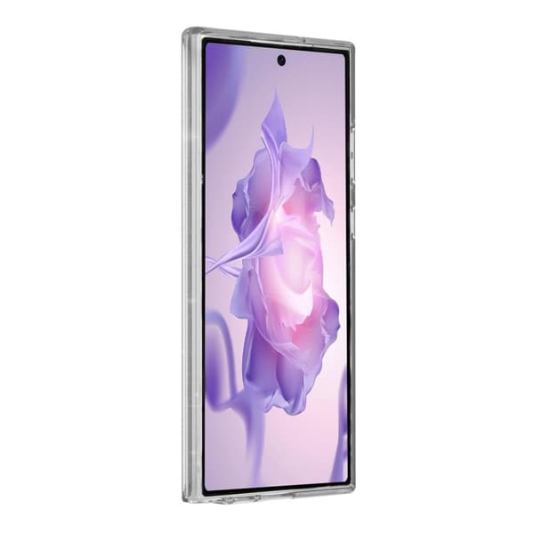 Samsung Galaxy S24 Ultra Mobilskal Magnet - Blommor Blå/Guld