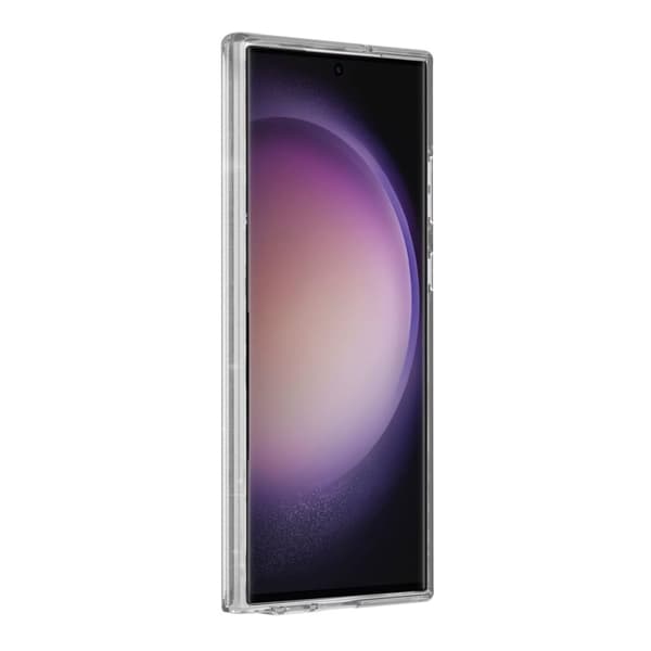 Samsung Galaxy S23 Ultra Mobilskal Magnet - Blommor Blå/Guld