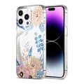 Pikkukuva 1 / 3: iPhone 15 Pro Mobilskal MagSafe - Blommor Rosa/Blå