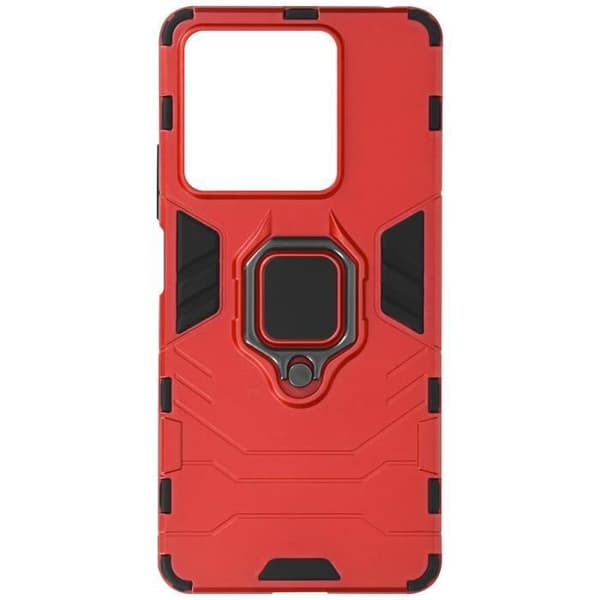 Fodral - AVIZAR - Xiaomi Redmi Note 13 5G - Bi-material - Stötsäker - Röd
