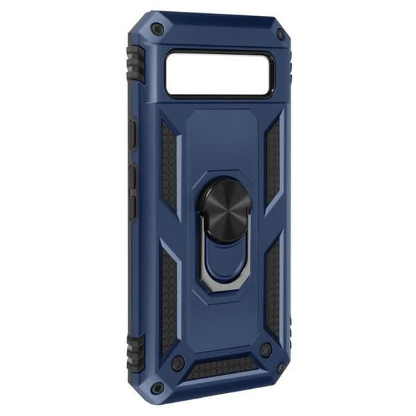 Fodral för Google Pixel 8a Hybrid Ring Magnetic Holder Blå