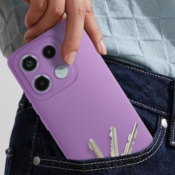Coque - AVIZAR - Xiaomi Redmi Note 13 Pro 5G - Silikon - Förstärkt Kamera Skydd - Elegant