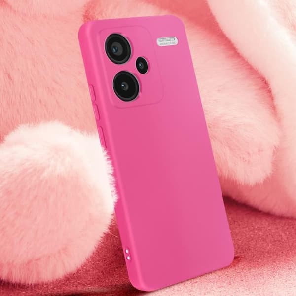 AVIZAR hårt fodral för Xiaomi Redmi Note 13 Pro Plus 5G - Rosa - Fuchsia - Stötsäkert och repskyddande