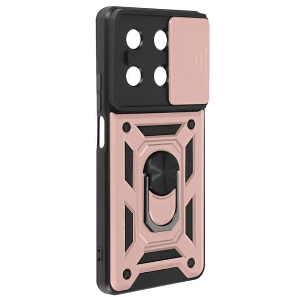 Fodral till Redmi Note 13 5G - AVIZAR - Champagnerosa - Stel - Syntet - Blandat