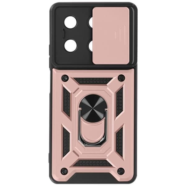 Fodral till Redmi Note 13 5G - AVIZAR - Champagnerosa - Stel - Syntet - Blandat