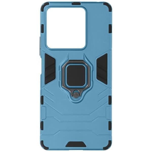Fodral till Xiaomi Redmi Note 13 5G - AVIZAR - Stötsäker bi-material stödring - Ljusblå