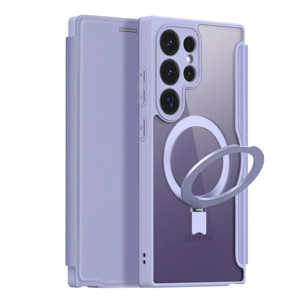 Dux Ducis Skin X Pro Skal med Ställ & Magnetring Samsung Galaxy S24 Ultra - Lila