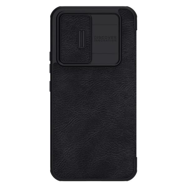 Nillkin Qin Læder Pro Flip Cover med Kortholder Samsung Galaxy A54 - Sort