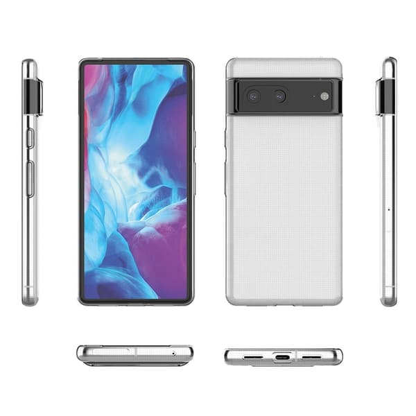 Ultra Clear Flexibelt Skal Google Pixel 7a - Transparent