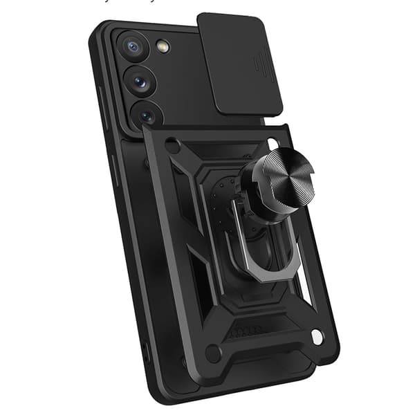 Hybrid Armor Pansarskal med Ställ & Kameraskydd Samsung Galaxy A54 - Blå