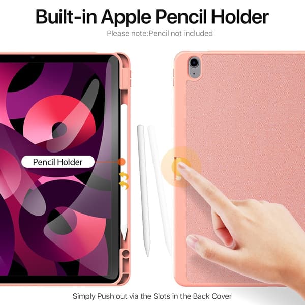 DUX DUCIS iPad Air 13 (M2/M3) Kotelo Domo Series Vaaleanpunainen