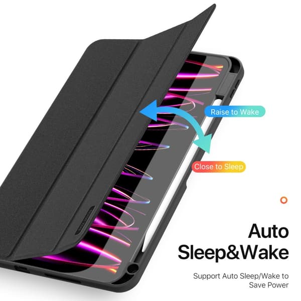 DUX DUCIS iPad Pro 11 (M4) Kotelo Domo Series Musta