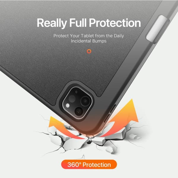 DUX DUCIS iPad Pro 11 (M4) Kotelo Domo Series Musta
