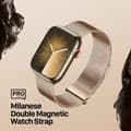 Pikkukuva 2 / 11: DUX DUCIS Apple Watch 44/45/46mm/Apple Watch Ultra Ranneke Milanese Pro Series Kulta
