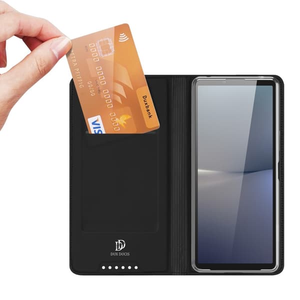 DUX DUCIS Sony Xperia 10 VI Kotelo Skin Pro Series Musta
