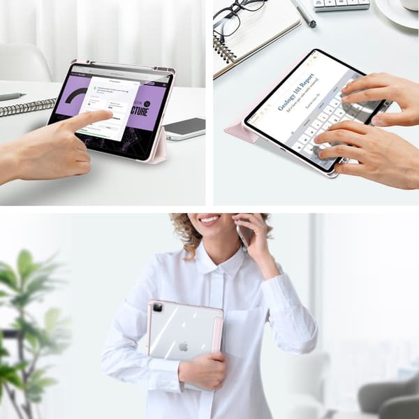 DUX DUCIS iPad Pro 13 (M4) Fodral TOBY Series Rosa