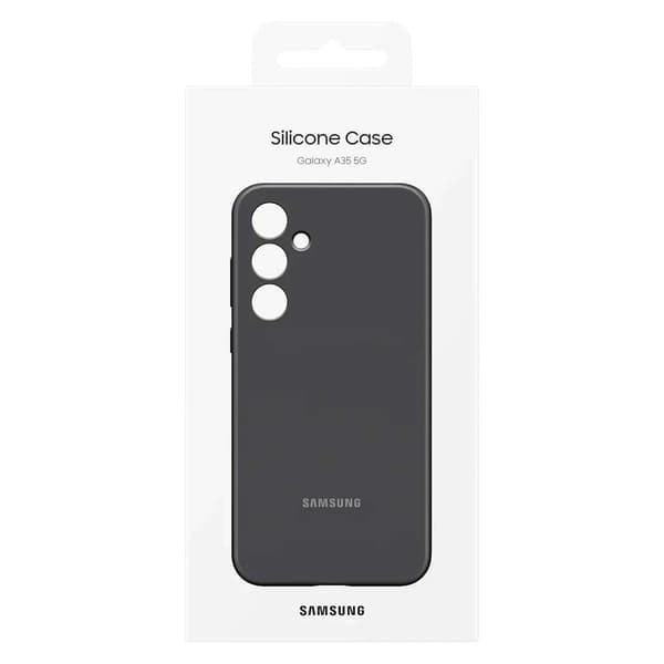 Samsung Original Galaxy A35 Skal Silicone Case Svart