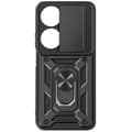 Miniatyrbild 1 av 4: Fodral för Honor 90 Smart Ring Support Sliding Camera Cover Black