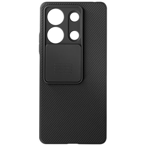 Fodral till Xiaomi Redmi Note 13 5G - NILLKIN - Camshield - Stötsäker - Skjut kameraskydd - Svart